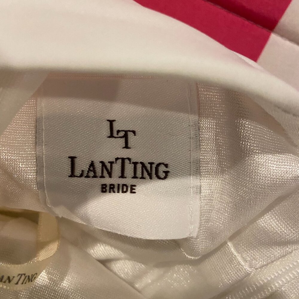 NWT LanTing Elegant White Satin Mermaid Gown – New with Tags - Picture 4 of 4